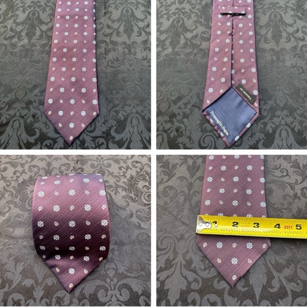 Lot of 2 Ermenegildo Zegna Su Misura
Ref# 2322
Made in Italy silk Tie